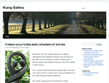 Tablet Screenshot of kiang-gallery.com